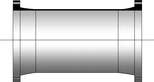 ข้อต่อท่อนสั้นปากระฆัง 2 ด้าน