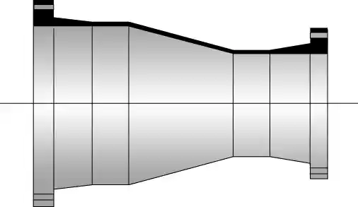 ข้อต่อลดหน้าจาน 2 ด้าน