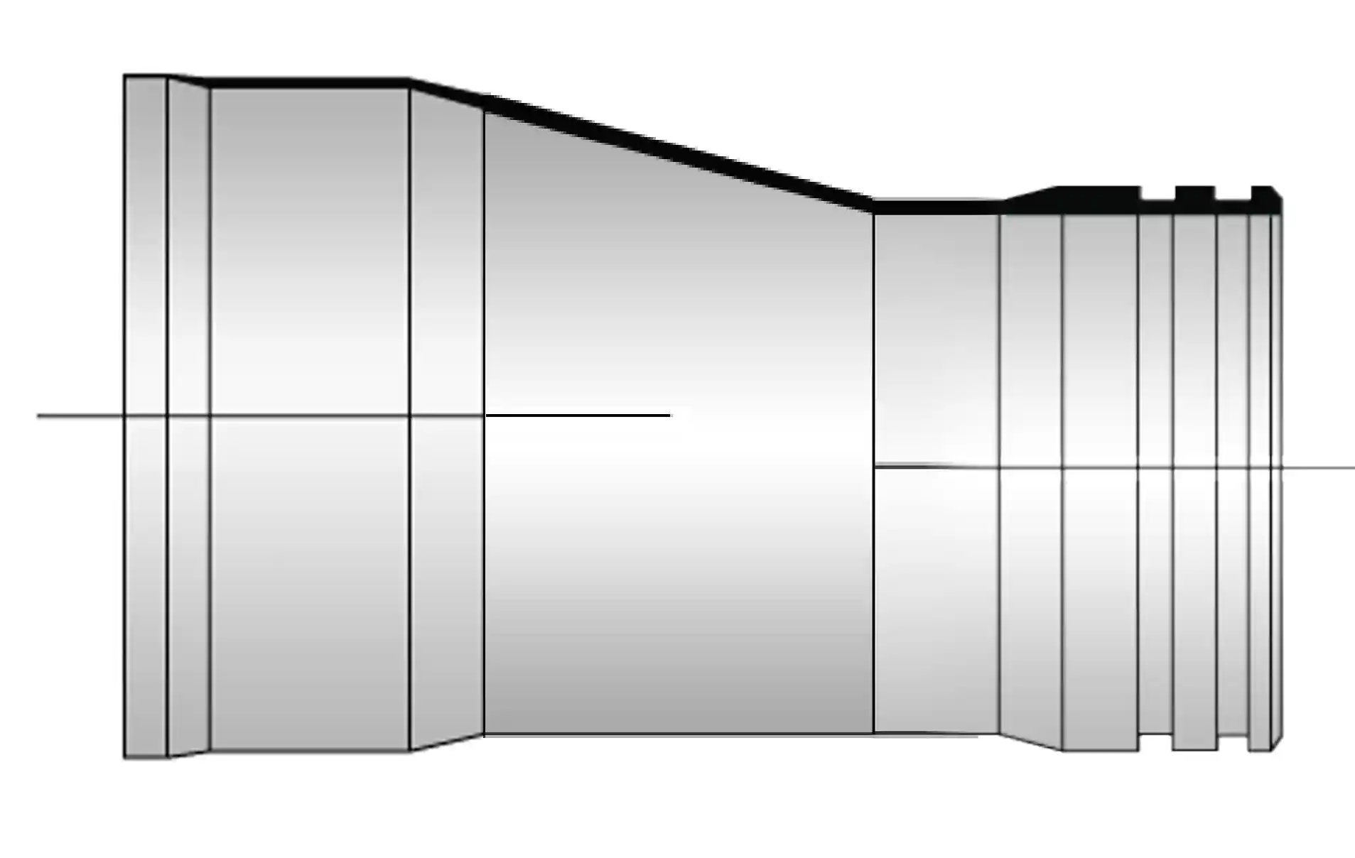 ข้อต่อลดเบี้ยวปากระฆัง-แหวนยาง